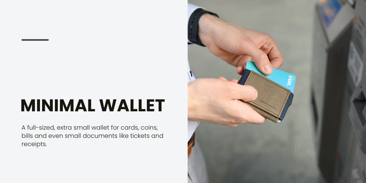 slim wallet payment by card